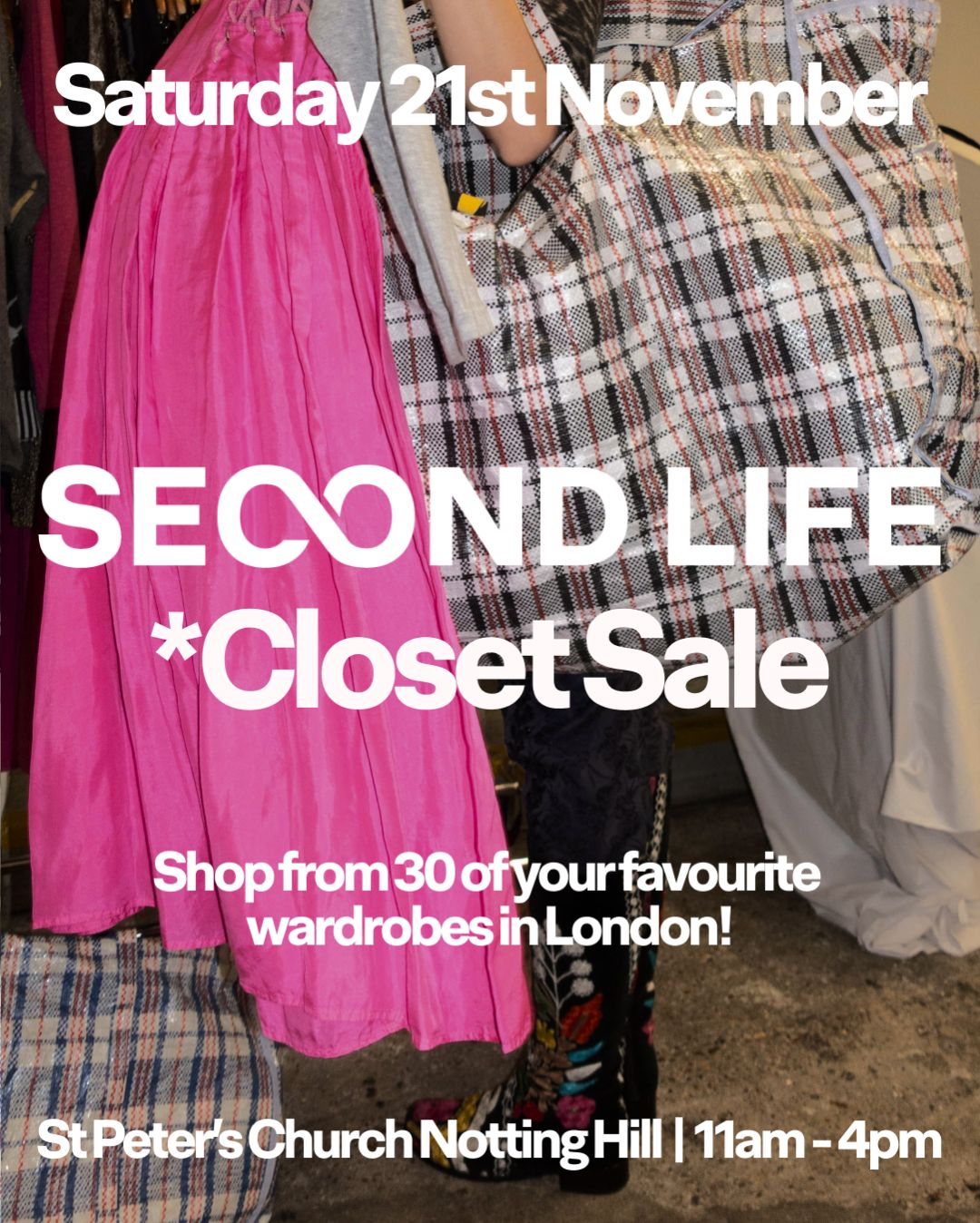 Second Life Closet Sale Notting Hill: Saturday 21st November